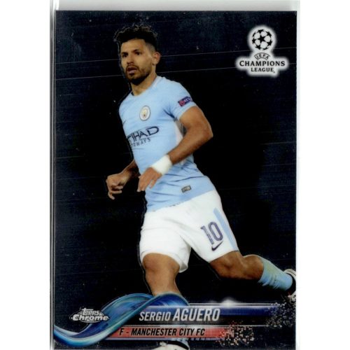 2017 Topps Chrome UEFA Champions League  #48 Sergio Aguero