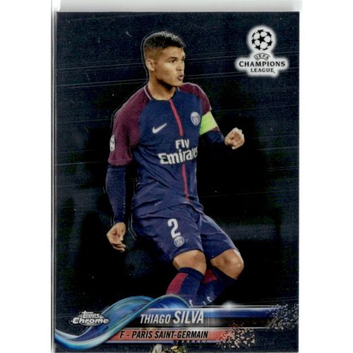 2017 Topps Chrome UEFA Champions League  #56 Thiago Silva