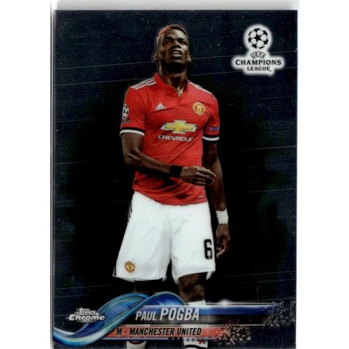 2017 Topps Chrome UEFA Champions League  #59 Paul Pogba