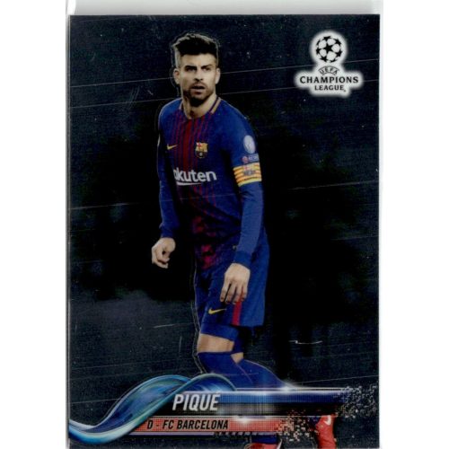 2017 Topps Chrome UEFA Champions League  #60 Pique