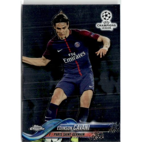 2017 Topps Chrome UEFA Champions League  #85 Edinson Cavani