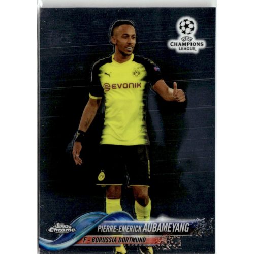 2017 Topps Chrome UEFA Champions League  #98 Pierre-Emerick Aubameyang