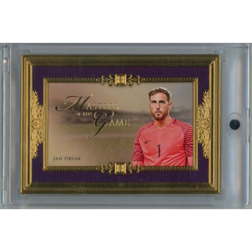 2021 Futera Unique World Football Masters of the Game 24KT Gold Framed #MG28 Jan Oblak 01/11