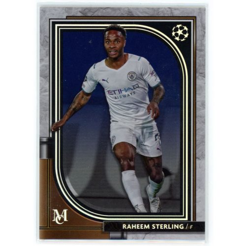 2021 Topps Museum Collection UEFA Champions League  #6 Raheem Sterling