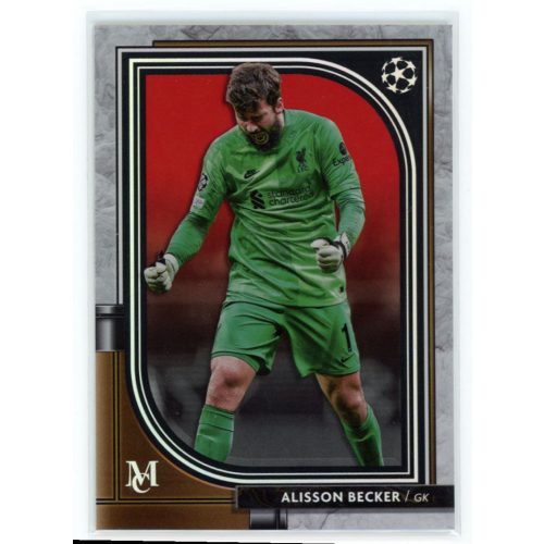 2021 Topps Museum Collection UEFA Champions League  #34 Alisson Becker