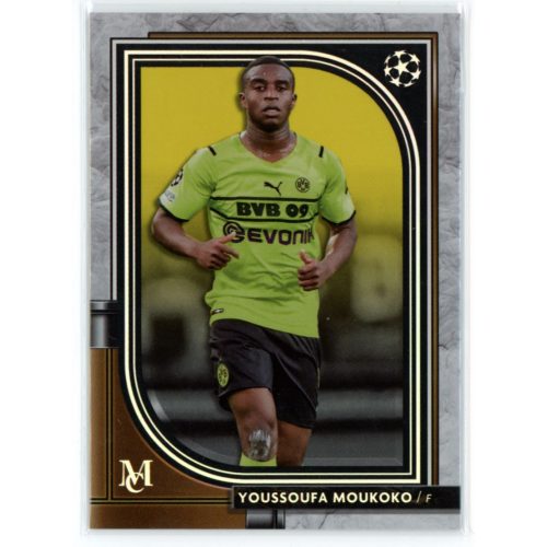 2021 Topps Museum Collection UEFA Champions League  #41 Youssoufa Moukoko