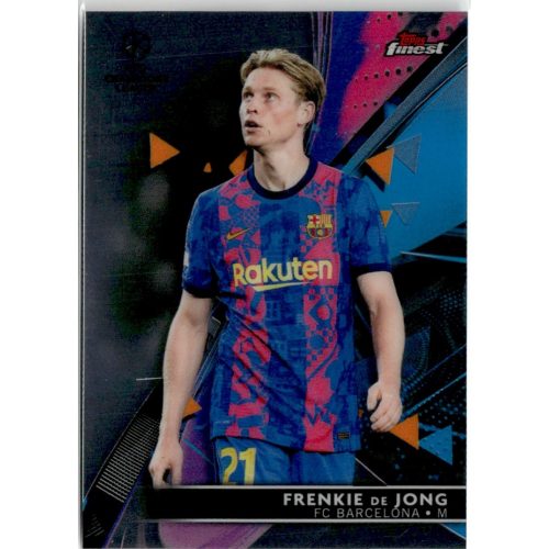 2021 Topps Finest UEFA Champions League  #45 Frenkie de Jong