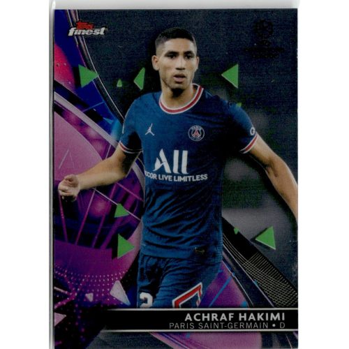 2021 Topps Finest UEFA Champions League  #80 Achraf Hakimi