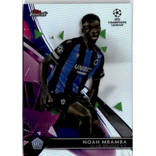 2021 Topps Finest UEFA Champions League Refractor #38 Noah Mbamba