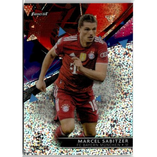 2021 Topps Finest UEFA Champions League Speckle Refractor #43 Marcel Sabitzer 070/175