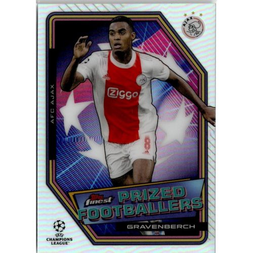 2021 Topps Finest UEFA Champions League Prized Footballers #PFF-11 Ryan Gravenberch