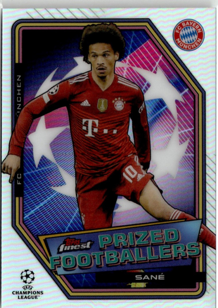 2021 Topps Finest Uefa Champions League Prized Footballers