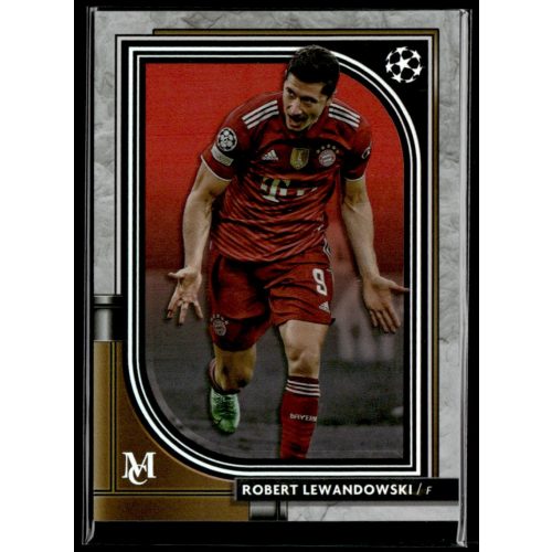 2021 Topps Museum Collection UEFA Champions League  #1 Robert Lewandowski