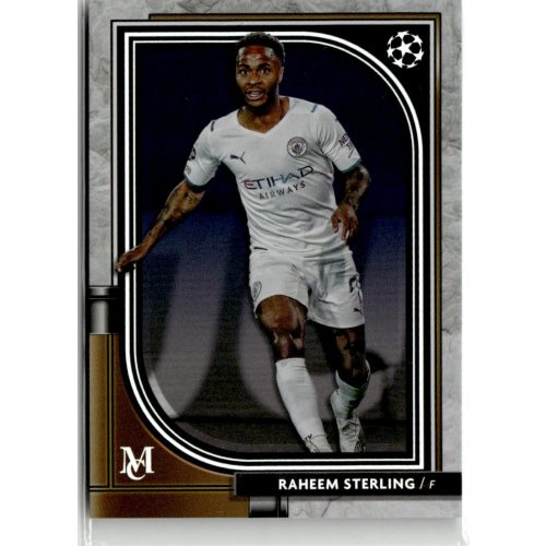 2021 Topps Museum Collection UEFA Champions League  #6 Raheem Sterling