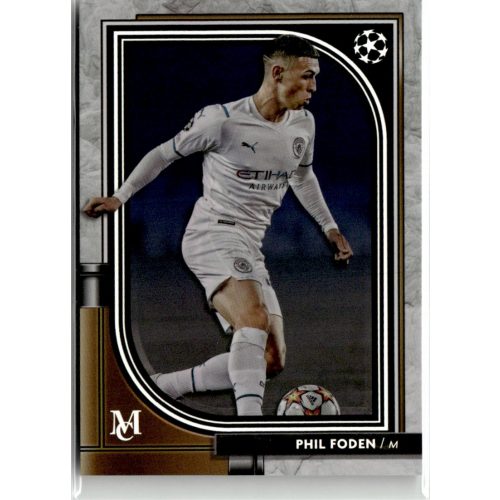 2021 Topps Museum Collection UEFA Champions League  #13 Phil Foden