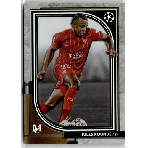 2021 Topps Museum Collection UEFA Champions League  #21 Jules Kounde