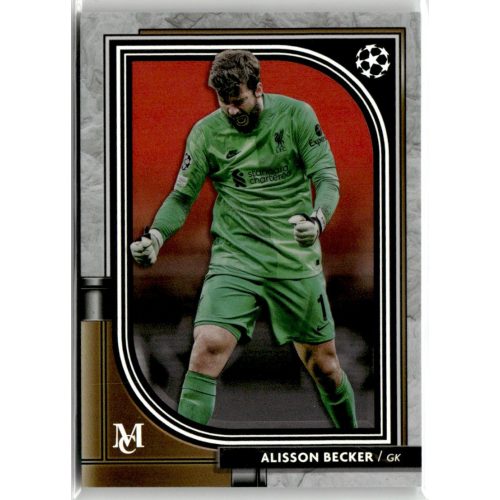 2021 Topps Museum Collection UEFA Champions League  #34 Alisson Becker