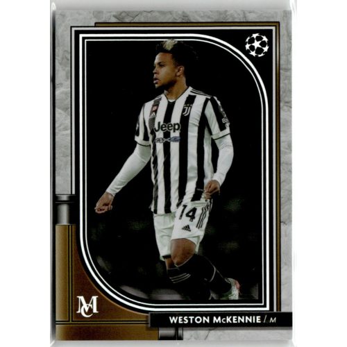 2021 Topps Museum Collection UEFA Champions League  #54 Weston McKennie