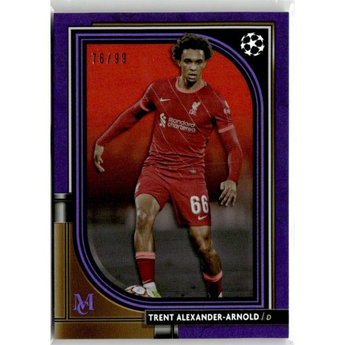 2021 Topps Museum Collection UEFA Champions League Amethyst #19 Trent Alexander-Arnold 76/99