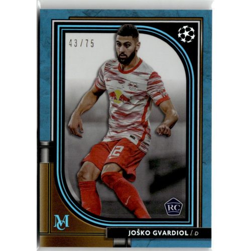 2021 Topps Museum Collection UEFA Champions League Sapphire #42 Josko Gvardiol 43/75