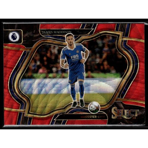 2022 Select Premier League Soccer Field Level Red Wave Prizm #215 James Maddison