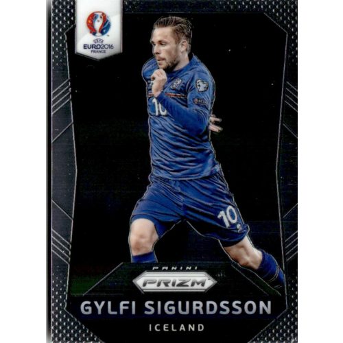 2016 Panini UEFA Euro Prizm  #108 Gylfi Sigurdsson