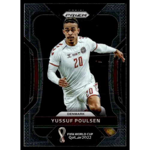 2022 Panini Prizm World Cup  #76 Yussuf Poulsen