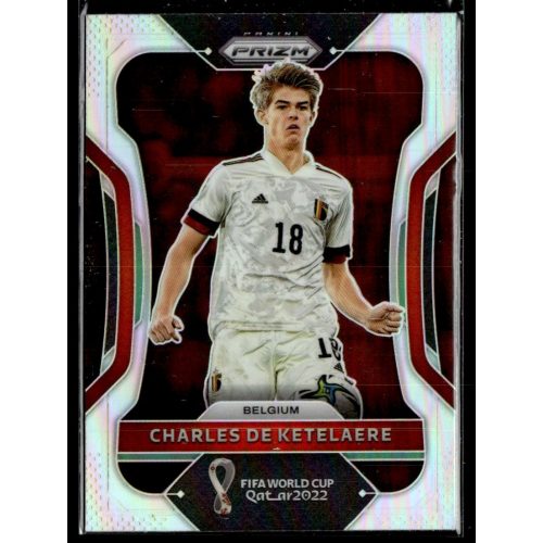 2022 Panini Prizm World Cup Silver Prizm #15 Charles De Ketelaere