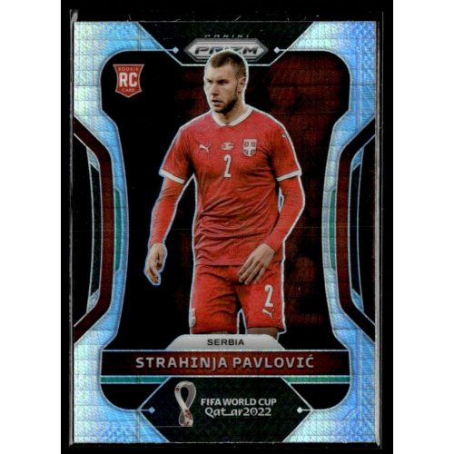 2022 Panini Prizm World Cup Hyper Prizm #261 Strahinja Pavlovic