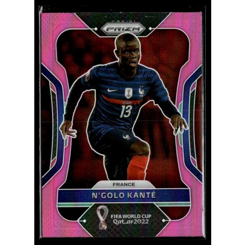 2022 Panini Prizm World Cup Pink Prizm #102 N'Golo Kante