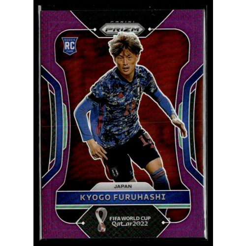 2022 Panini Prizm World Cup Purple Prizm #128 Kyogo Furuhashi 121/199