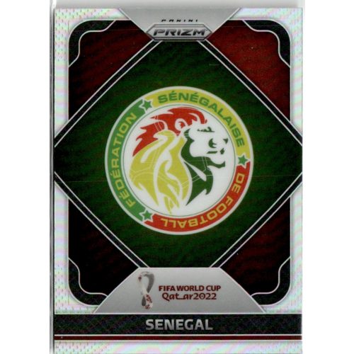 2022 Panini Prizm World Cup Team Badges Silver Prizm #23 Senegal