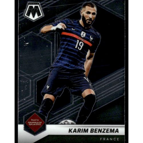 2021 Panini Mosaic Road to the FIFA World Cup Qatar  #2 Karim Benzema