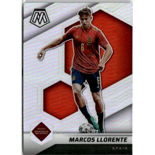 2021 Panini Mosaic Road to the FIFA World Cup Qatar Silver Prizm #123 Marcos Llorente