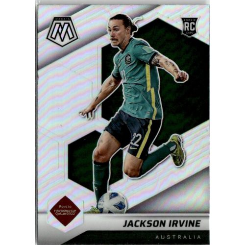 2021 Panini Mosaic Road to the FIFA World Cup Qatar Silver Prizm #147 Jackson Irvine