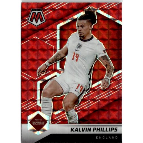 2021 Panini Mosaic Road to the FIFA World Cup Qatar Red Mosaic Prizm #36 Kalvin Phillips