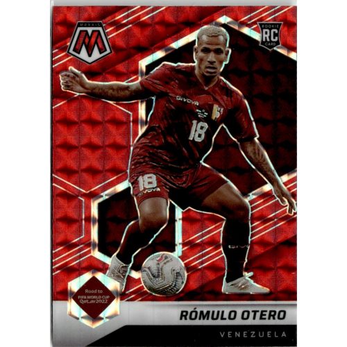 2021 Panini Mosaic Road to the FIFA World Cup Qatar Red Mosaic Prizm #93 Romulo Otero