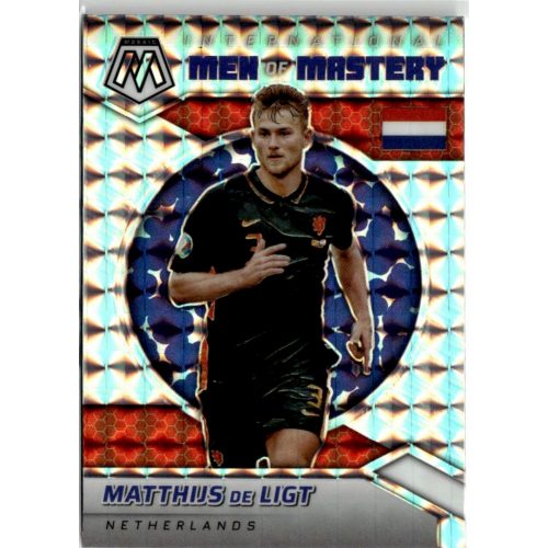 2021 Panini Mosaic Road to the FIFA World Cup Qatar International Men of Mastery Mosaic Prizm #10 Matthijs de Ligt