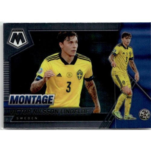 2021 Panini Mosaic Road to the FIFA World Cup Qatar Montage #9 Victor Nilsson Lindelof