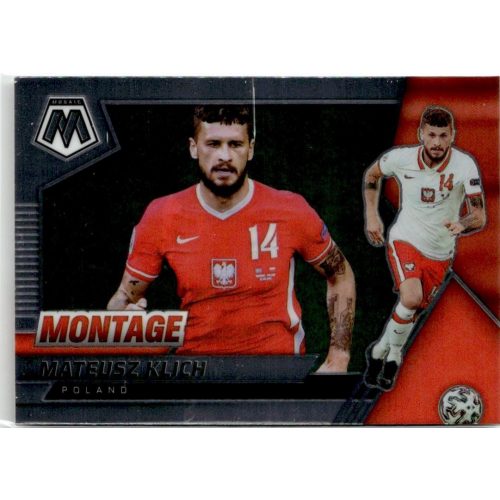 2021 Panini Mosaic Road to the FIFA World Cup Qatar Montage #12 Mateusz Klich