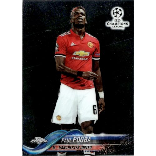 2017 Topps Chrome UEFA Champions League  #59 Paul Pogba