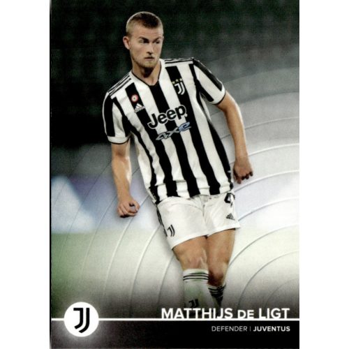 2021 Topps Juventus FC Trading Cards Set  #4 Matthijs de Ligt