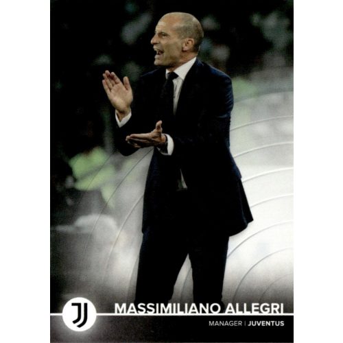 2021 Topps Juventus FC Trading Cards Set  #50 Massimiliano Allegri