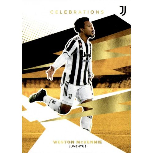 2021 Topps Juventus FC Trading Cards Set Celebrations #40 Weston McKennie