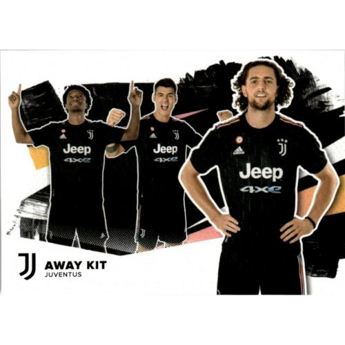 2021 Topps Juventus FC Trading Cards Set  #48 Away Kit