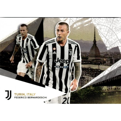 2021 Topps Juventus FC Trading Cards Set  #33 Federico Bernardeschi