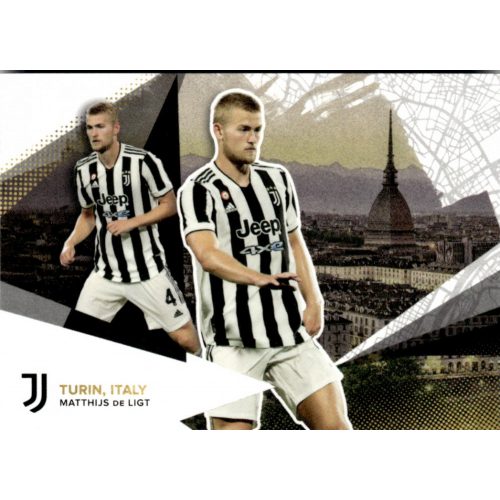 2021 Topps Juventus FC Trading Cards Set  #29 Matthijs de Ligt