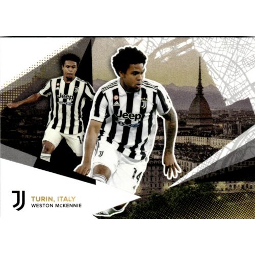 2021 Topps Juventus FC Trading Cards Set  #30 Weston McKennie