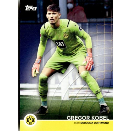 2021 Topps Borussia Dortmund Trading Cards Set Team Squad #BVB-GK Gregor Kobel