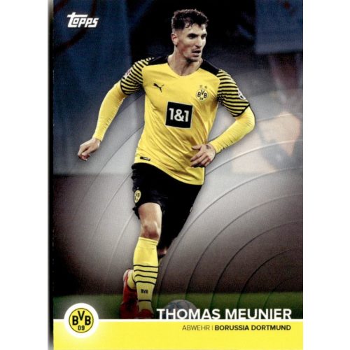 2021 Topps Borussia Dortmund Trading Cards Set Team Squad #BVB-TM Thomas Meunier